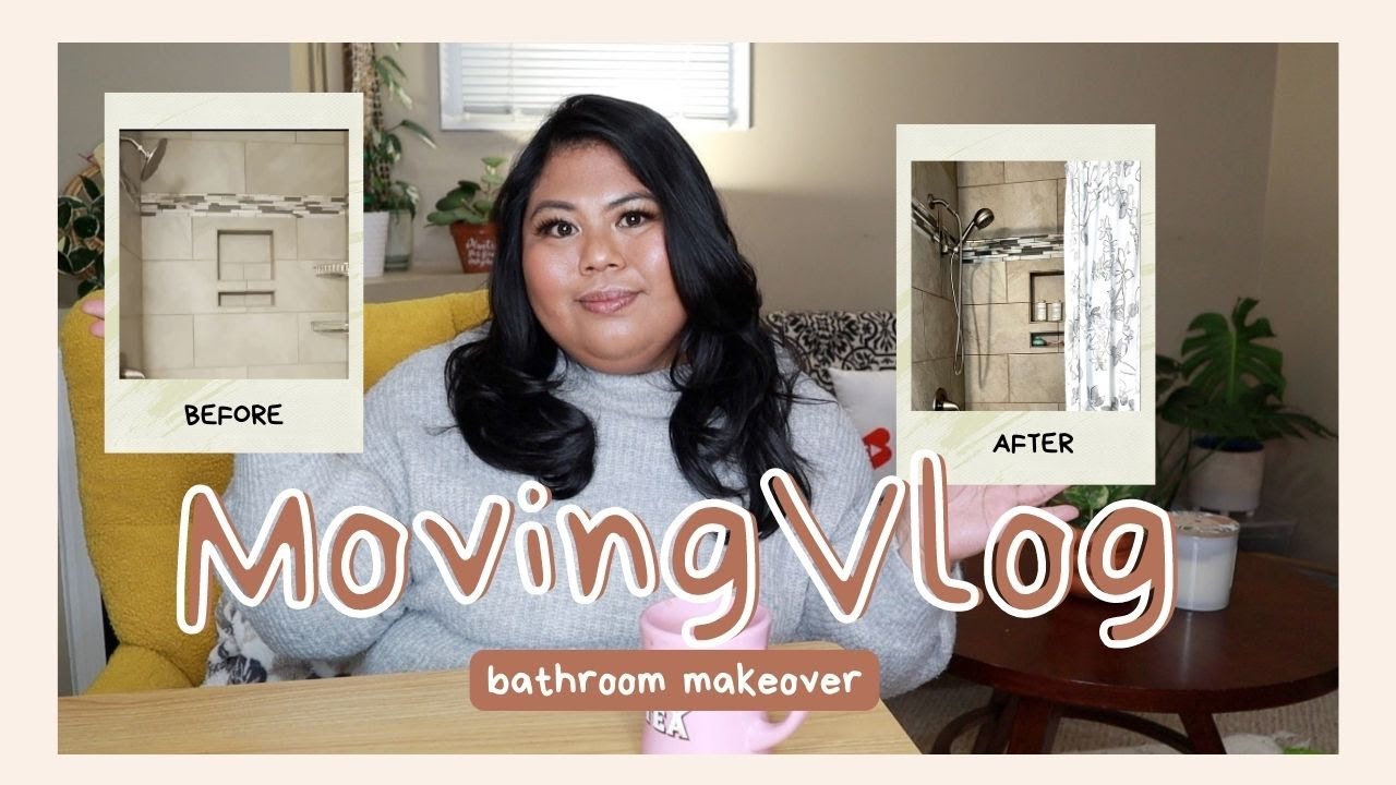 MOVING VLOG installing a bidet +shower head + storage solutions for