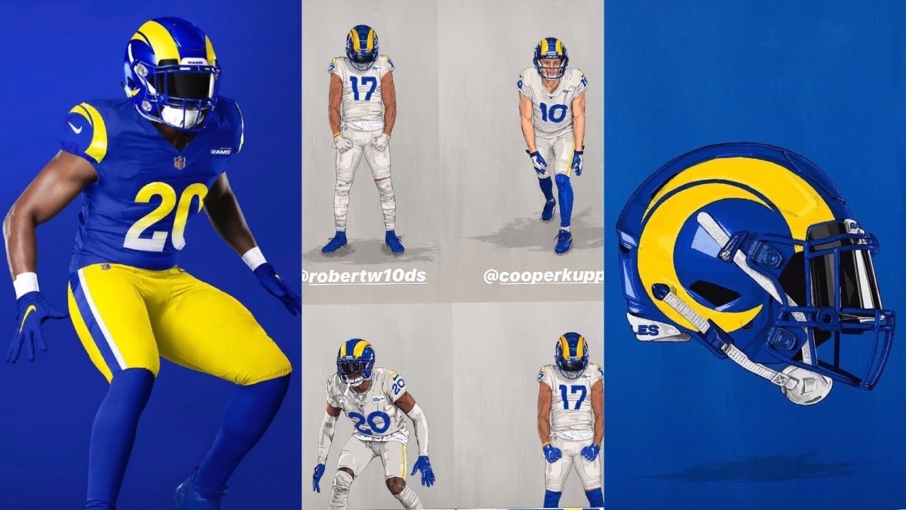 Los Angeles Rams New Uniforms YouTube