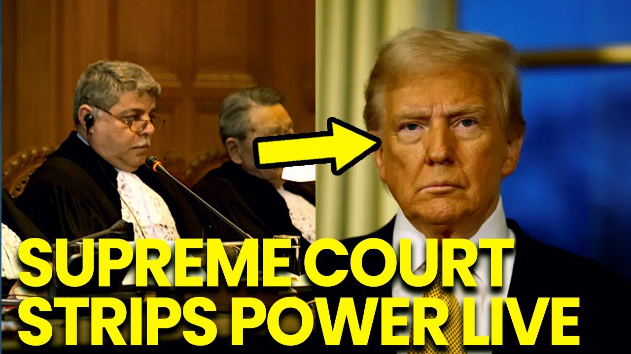 Trump GETS DESPERATE as Supreme Court STRIPS Executive Power LIVE