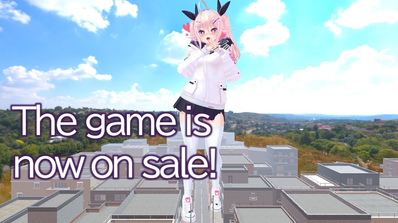 【巨大娘】ゲーム完成！販売開始！【地球防衛軍風ゲーム制作】【giantess】
