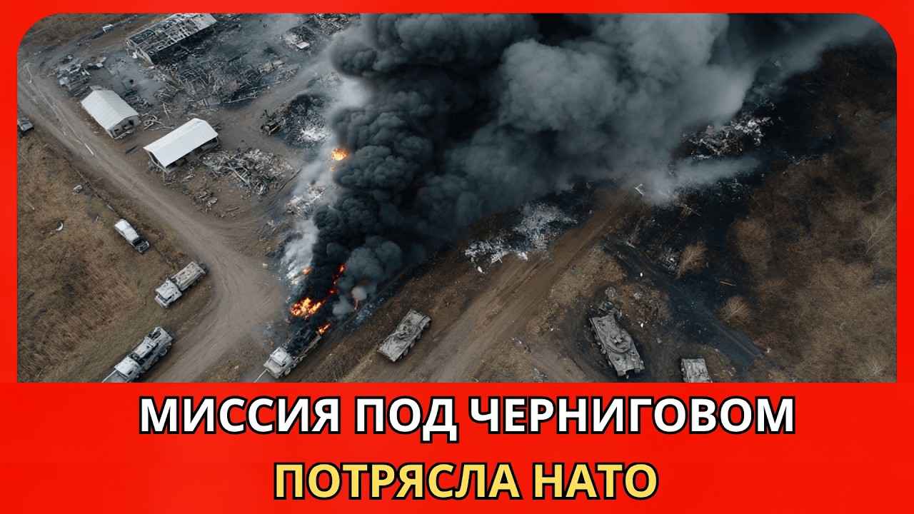 Что случилось днём под Черниговом и почему весь запад в панике.