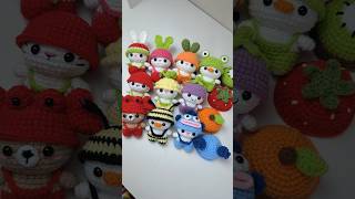 Dress-up Crochet Buddies ✨ Customizable Pattern Set #crochet #amigurumi #crochetpatterns