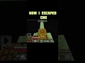 How I Escaped End In Minecraft Part-1 l #BeingRio #minecraft #gaming #escape
