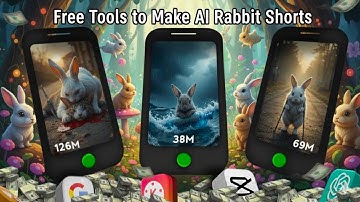 Free Tools to Make AI Rabbit Shorts That Get Millions of Views | Full Step-by-Step Guide