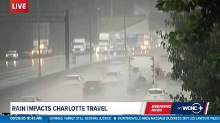 Crash blocks I-85 in Charlotte, NC during heavy rain | Weather Impact