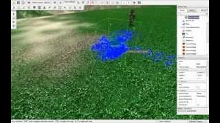 Torque 3D attracted particles