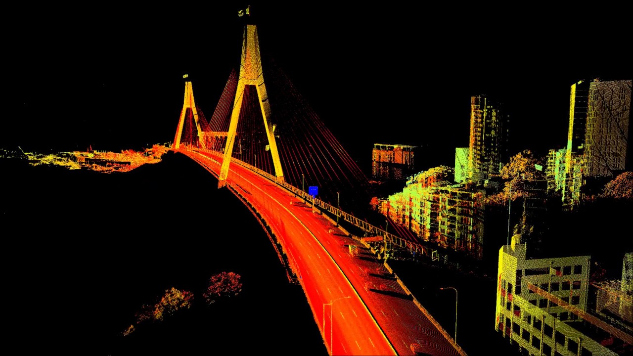 3D Mobile Laser Scanning - Anzac Bridge Sydney