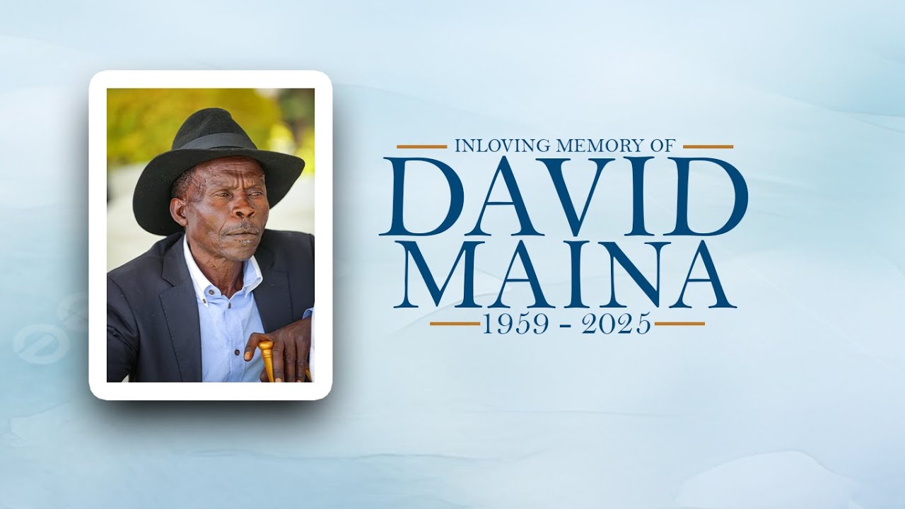 Celebration of a well lived David Maina - YouTube