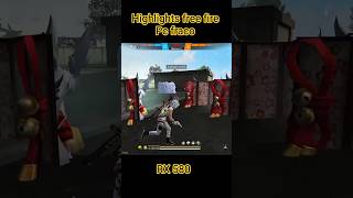 highlights free fire em Pc fraco 🖥️ a melhor sensi 😂🥷