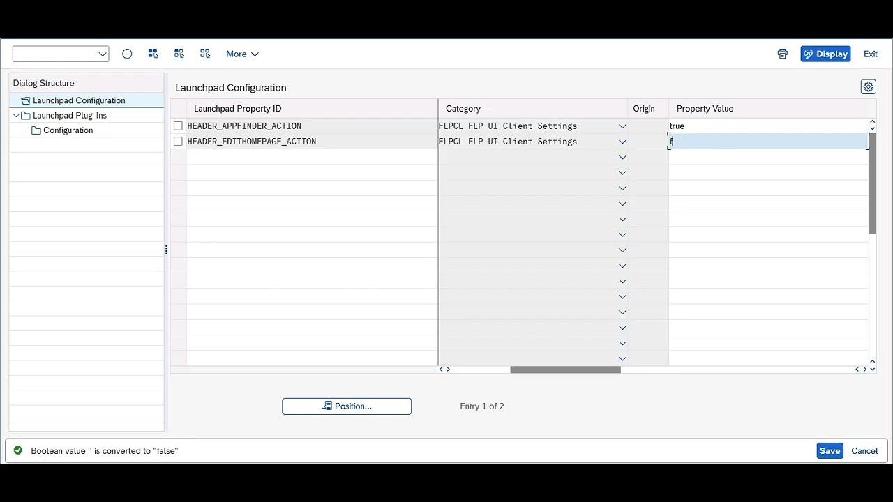 Sap Shell Bar SAP Fiori Launchpad Configuration: Show App Finder & Edit Current Page ...