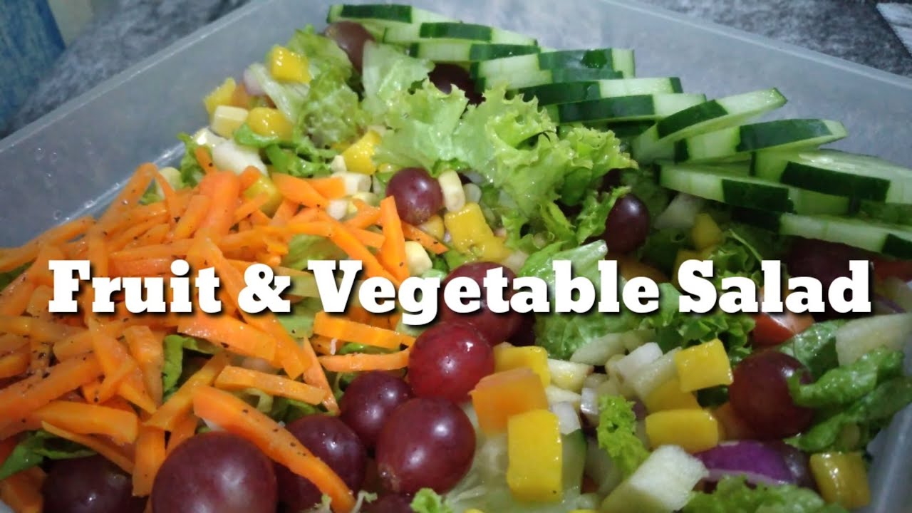 COOKING || FRUIT AND VEGETABLE SALAD
