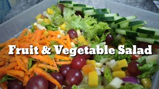 COOKING || FRUIT AND VEGETABLE SALAD
