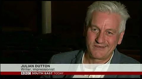JULIAN DUTTON  AS JOHN LE MESURIER ON BBC SOUTH EA...