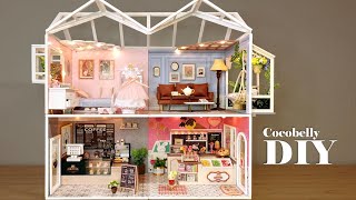 4in1 DIY Miniature Dollhouse Crafts | xTool Customized Roof | Relaxing Satisfying Video