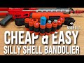 Nerf Hack! Easy & Cheap Trick To Make A Silly Shell Bandolier! Mod Guide | For Silly Shell Blasters