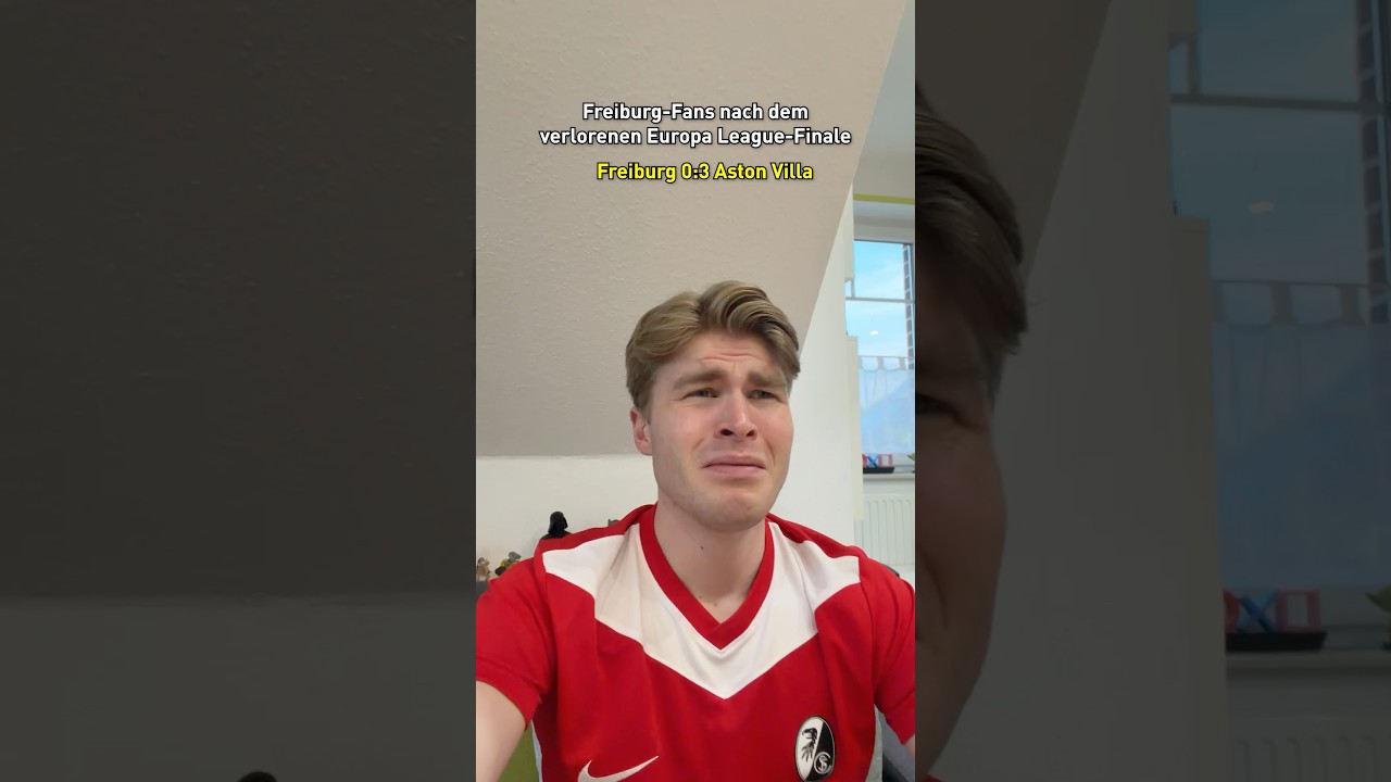 Freiburg-Fans nach dem verlorenen Europa League-Finale