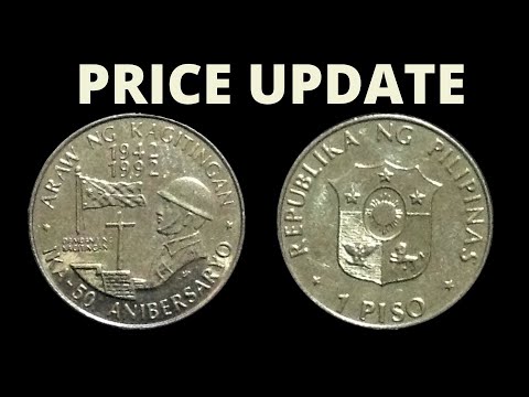 Philippines 1 Piso Araw Ng Kagitingan Coin 1942-1992/magkano Na Kaya Value..