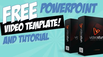 FREE PowerPoint Video Template & Tutorial