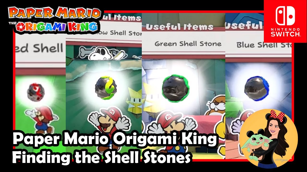 Find All the Shell Stones! Paper Mario; The Origami King (Nintendo