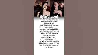Jisoo & Zayn Malik 'EYES CLOSED' Lyrics #eyesclosed #lyrics #jisoo #zaynmalik #blackpink #kpop