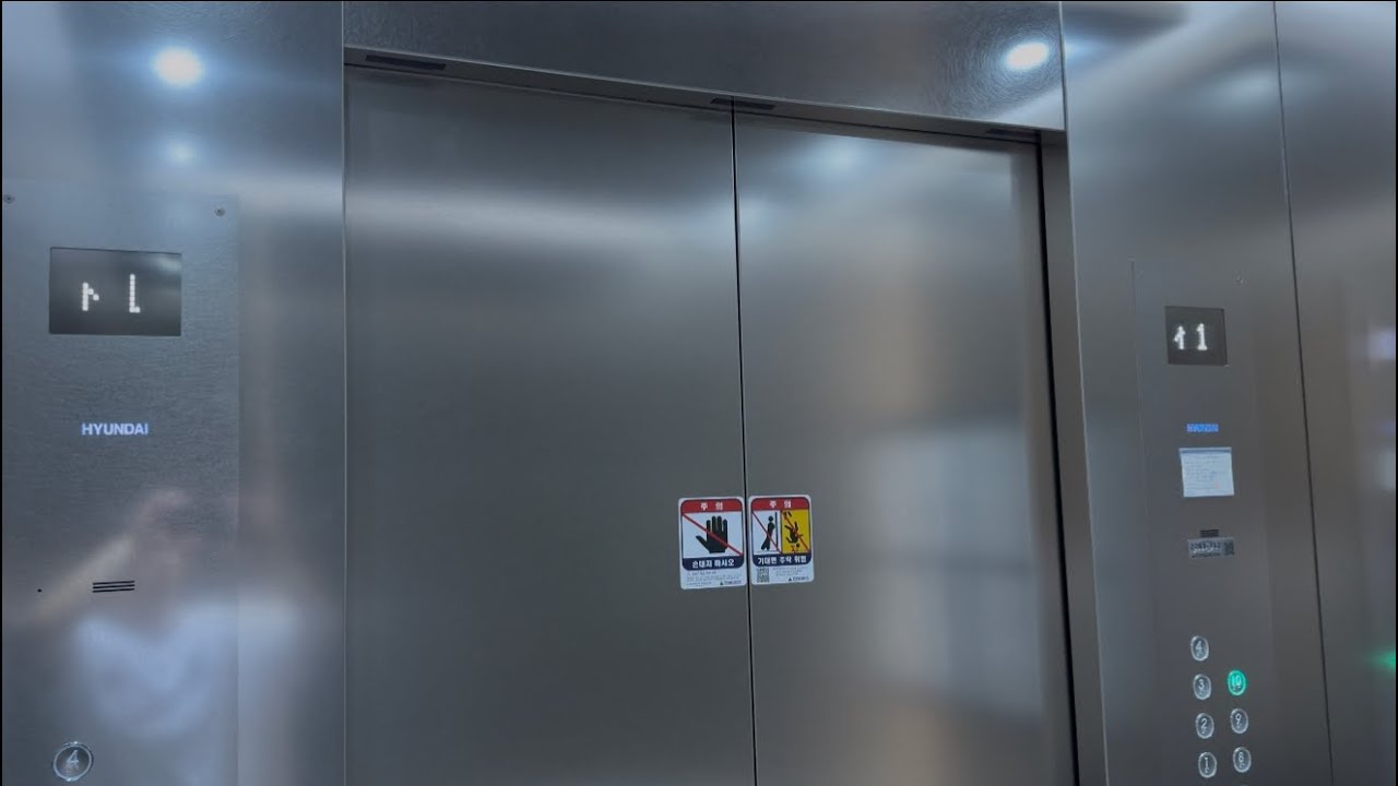 은색광 디자인!! 현대 | 경기도 의왕시 초평동 의왕스마트시티퀀텀 현대엘리베이터 탑사기(아이폰 촬영 버전) | evstar premium