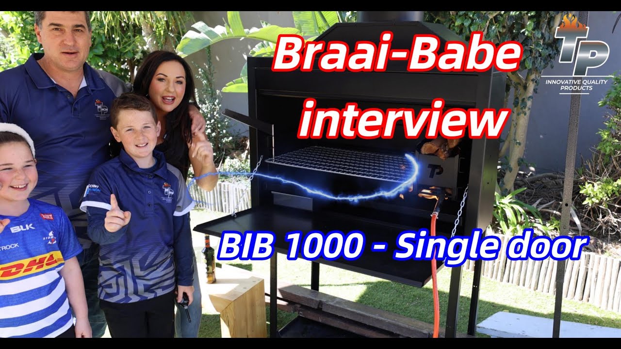 Built in Braai 1000 - MS Black - Braai Babe Interview
