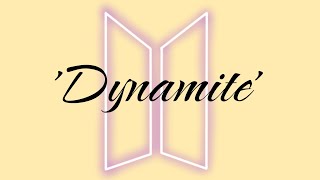 BTS - Dynamite (Lyrical Video) - (Colourful Lyrics)