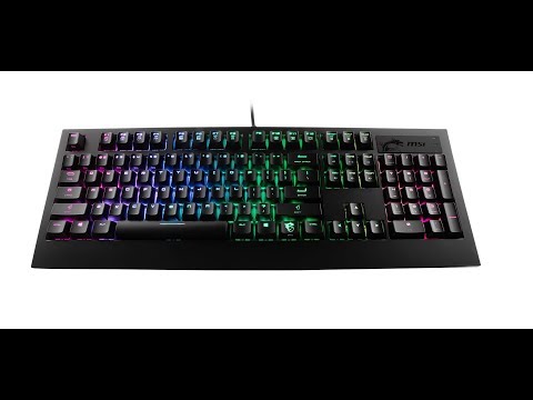 MSI GK-701 RGB Mechanical Gaming Keyboard launched