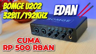 What You've Been Waiting For🎸Soundcard Bomge U2O2 Audio Interface 32bit/192khz with Phantom Power