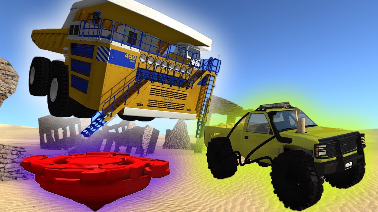 КАК СПАСТИСЬ ОТ БЕЛАЗА В ЛАБИРИНТЕ? Гоша и магический Бейблэйд. Страшилка мультик про машинки.