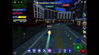 Roblox: Sonic Speed Simulator soundtracks: Cyclone: walking (red laser/target-defeat robot) screenshot 4