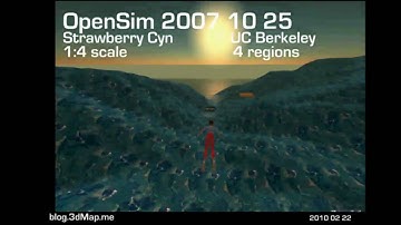 3D Map - with you in it (OpenSim, Second Life)