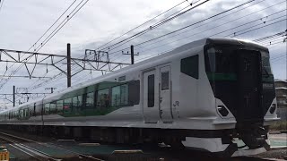 【 E257系5500番台】特急あたみ号 通過2連発＆回送