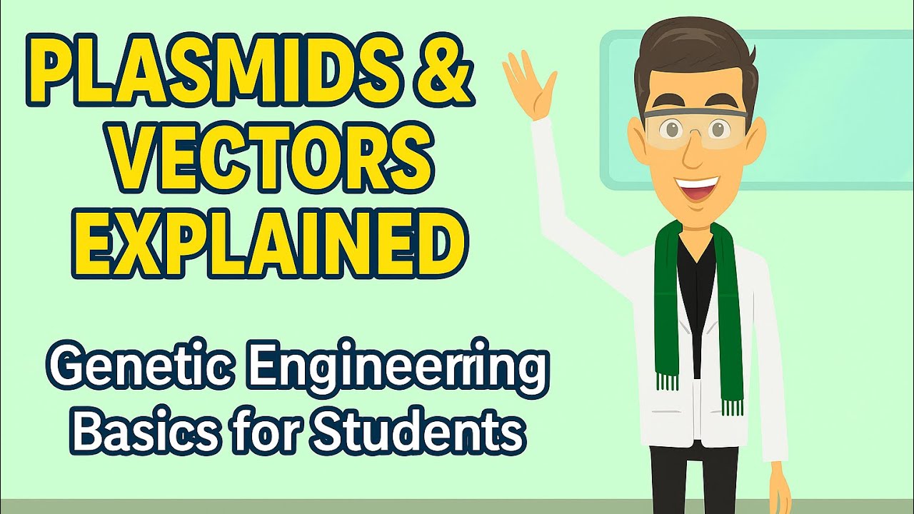 Gene Transfer Basics in Genetic Engineering, Vectors and plasmids explained.