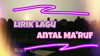 Download Lagu Antal Ma'ruf MP3