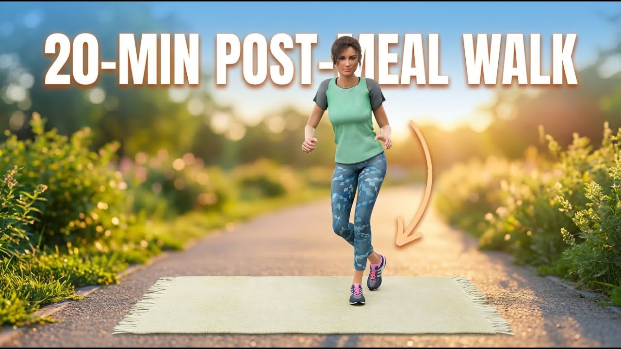 20-Min Post-Meal Walk: Digestion & Flat Belly