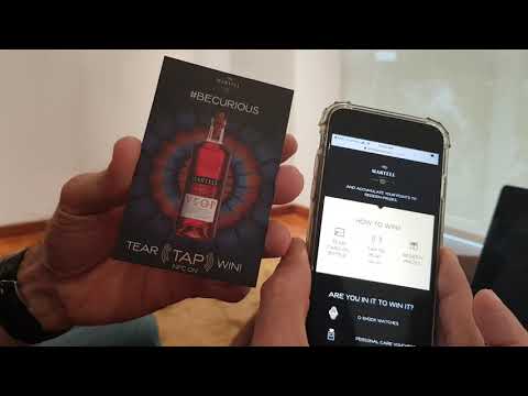 Pernod Ricard Martell NFC campaign