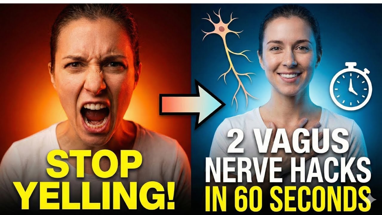 2 Ways to Stop Yelling in 60 Seconds: Vagus Nerve Hacks