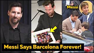 Messi Calls Barcelona His Life as Fans Get EMOTIONAL After Receiving Award in Spain