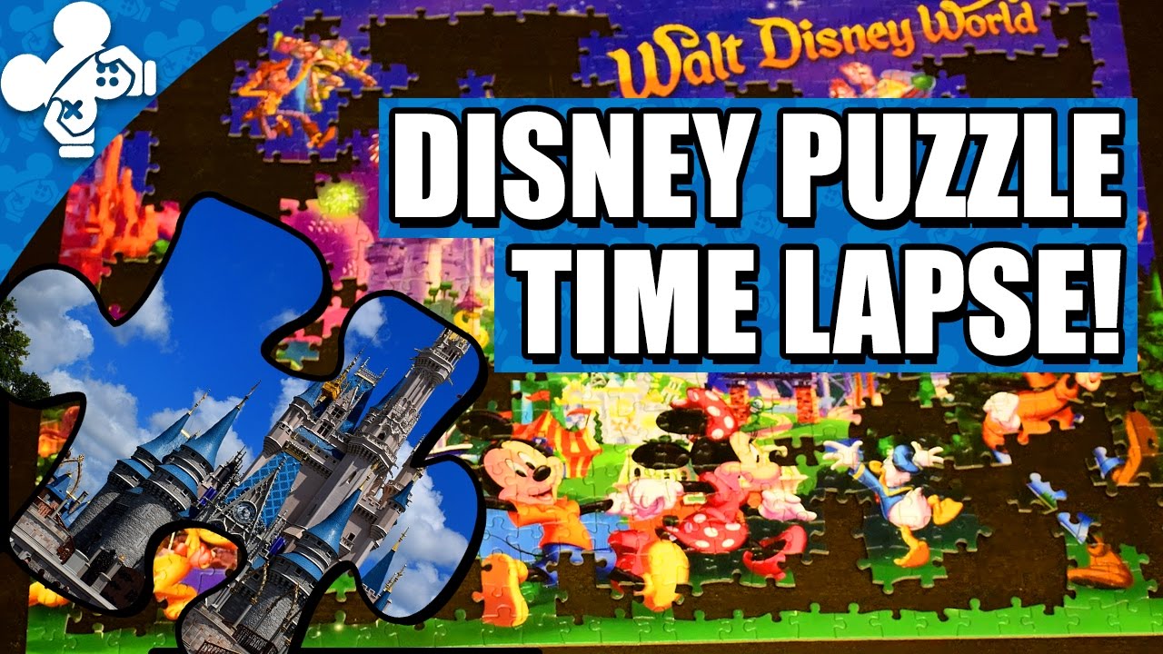 Disney World Puzzle Time Lapse! YouTube