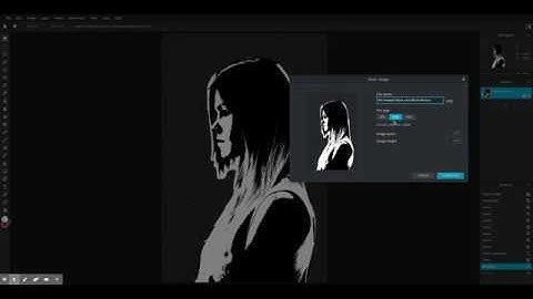 PIXLR E: Black and White. Threshold, Select Subject, Invert Selection, Delete Background, Save PNG