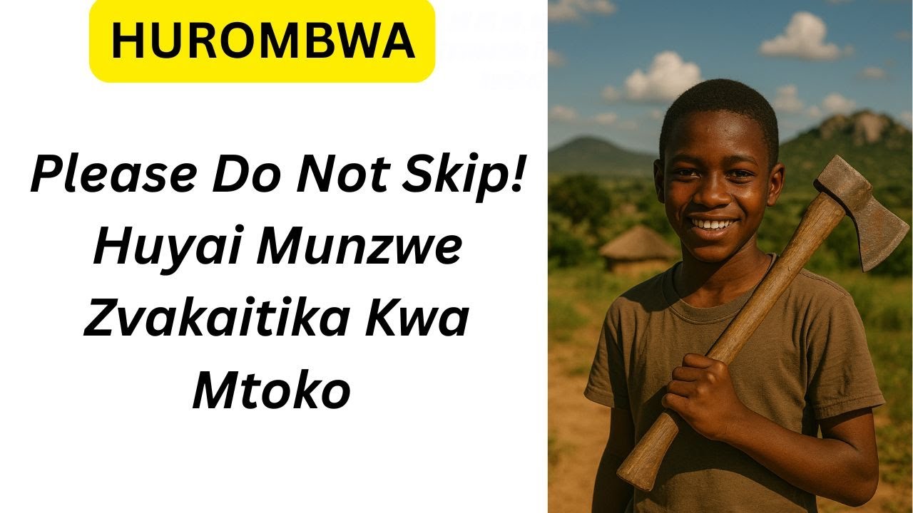 Please Do Not Skip! Huyai Munzwe Zvakaitika Kwa Mtoko