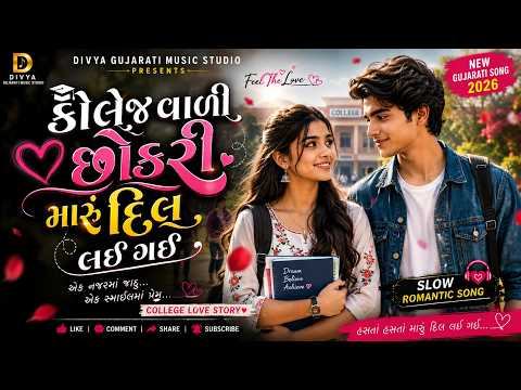 College Vali Chhokri Maru Dil Lai Gai | New Gujarati Love Song 2026 | Divya Gujarati Music Studio
