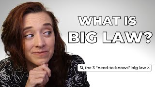 So...what is big law?