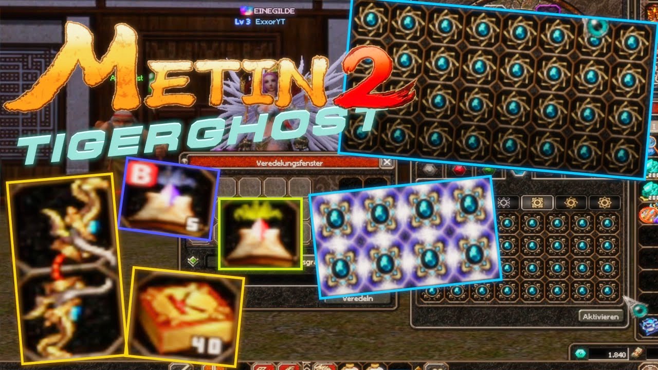 Metin2 Tigerghost - ANTIK bis EXE Uppen  , Switchen , ÖFFNEN  & mehr 