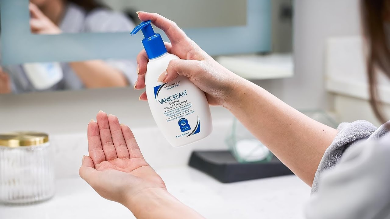 Hiow to use Vanicream Gentle Facial Cleanser