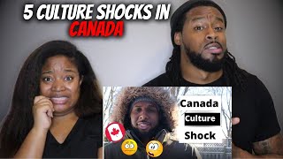 🇨🇦 American Couple Reacts "5 Culture Shocks in Canada | International Student Experience"
