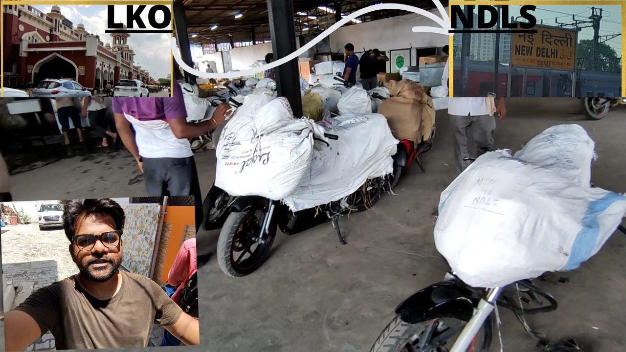 Bike Parcel By Train From Lucknow To Delhi bike train delhi bike-parcel-in-train-youtube