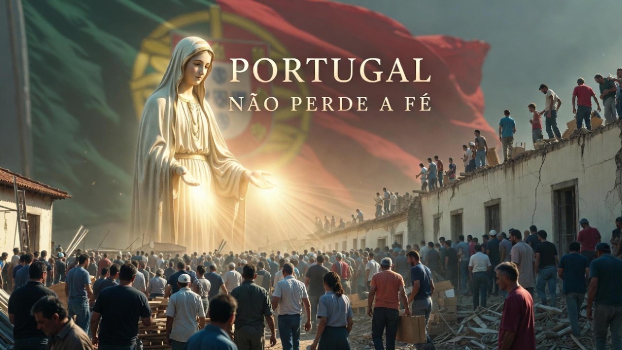 PORTUGAL NÃO PERDE A FÉ Tempestade Kristin Leonardo Marta | Hino Esperança 2026 | Leiria Coimbra