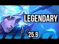 HWEI vs GALIO (MID) | 9/0/9, Legendary | EUW Master | 25.9